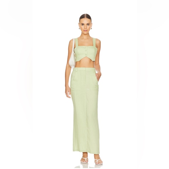 Amanda Uprichard Royston Crop Top and Masters Skirt - Picture 1 of 4